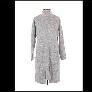 NWT Mazik Grey Pocket Sweater Dress/Tunic Sz M